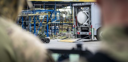 Ćwiczenia dowódczo-sztabowe na terenie Rafinerii Gdańskiej